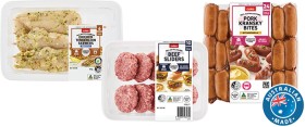 Coles+Entertaining+Chicken+Tenderloin+Skewers+300g%2C+Beef+Sliders+500g+or+Pork+Kransky+Bites+400g