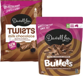 Darrell+Lea+Bullets+or+Choc+Twists+150g-204g