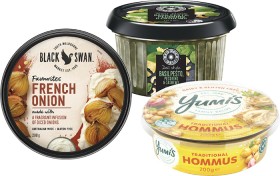 Black+Swan+Favourites+Dip+180g-200g%2C+Yumi%26%23039%3Bs+Dip+200g+or+Red+Rock+Deli+Dip+130g-135g