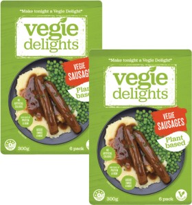 Vegie+Delights+Plant+Based+Sausages+300g