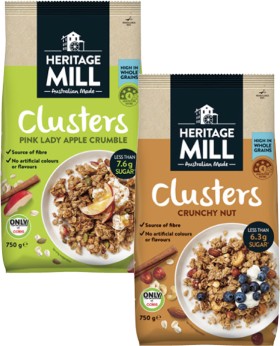 Heritage+Mill+Muesli+or+Clusters+750g