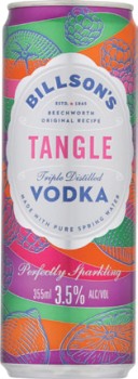 Billsons+Vodka+3.5%25+Varieties+4+Pack