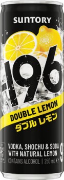 NEW+Suntory+-196+Double+Lemon+9%25+4+Pack