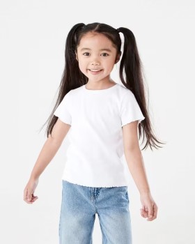 Short+Sleeve+Rib+T-Shirt