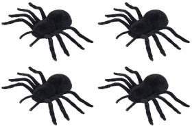 4+Pack+Flocked+Tarantulas