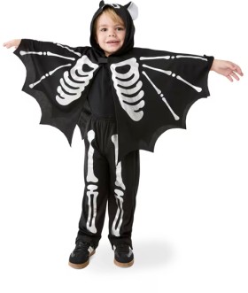 2+Piece+Skeleton+Cape+Costume+-+Ages+2-3
