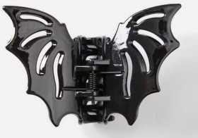Black+Halloween+Bat+Claw+Hair+Clip