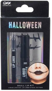OXX+Cosmetics+3+Piece+Halloween+Skull+Lip+Kit