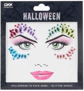 OXX+Cosmetics+70+Piece+Halloween+Face+Gems+-+Glitter+Ghoul
