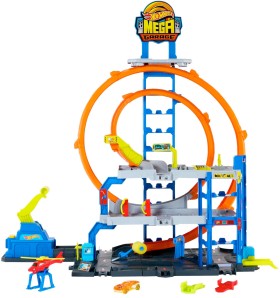 Hot+Wheels+Mega+Loop+Garage+Playset