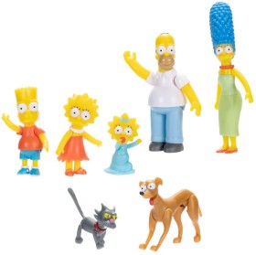 6cm+The+Simpsons+Family+Figure+Multi-Pack