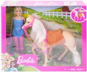 Barbie-Doll-and-Horse on sale