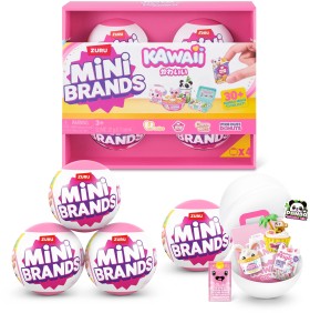 4+Pack+Mini+Brands+Kawaii+Capsule+by+ZURU