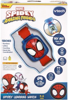VTech-Disney-Junior-Marvel-Spidey-and-his-Amazing-Friends-Spidey-Learning-Watch on sale