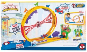 Disney-Junior-Marvel-Spidey-and-his-Amazing-Friends-Spidey-Amazing-Metals-Super-Loop-Track-Set on sale