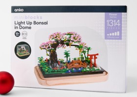 1314-Piece-Mini-Blocks-Flower-Series-Light-Up-Bonsai-in-Dome on sale