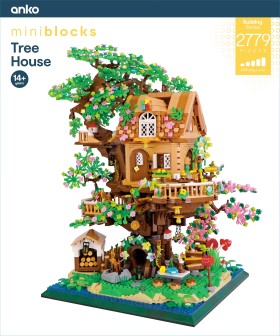 2779+Piece+Mini+Blocks+Building+Series%3A+Tree+House