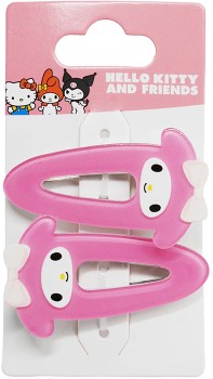 Hello+Kitty+and+Friends+License+2+Pack+Pink+Snap+Hair+Clips