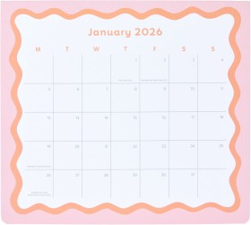 2026+Magnetic+Wave+Calendar+-+Pink