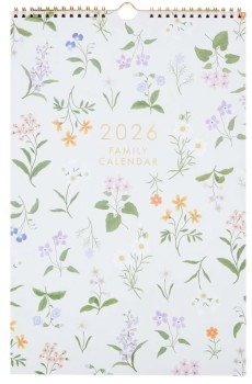 2026-Wall-Family-Calendar-Flower on sale