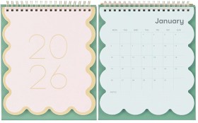 2026+Desk+Scallop+Calendar
