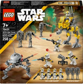 LEGO-Star-Wars-327th-Star-Corps-Clone-Troopers-Battle-Pack-75431 on sale