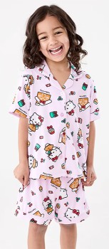 Hello+Kitty+License+Christmas+Family+Matching+Pyjama+Set