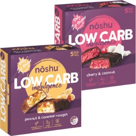 Noshu+Low+Carb+Bars+150-160g+Pk+5