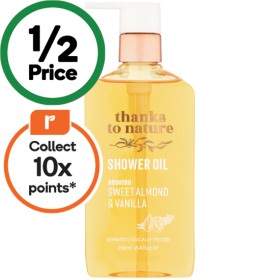 Thanks+To+Nature+Shower+Oil+250ml