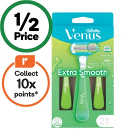 Gillette+Venus+Extra+Smooth+Disposable+Razor+Pk+2