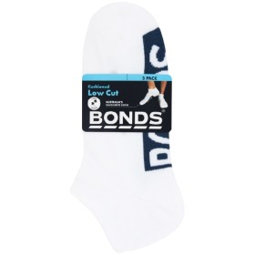 Bonds+Men%26rsquo%3Bs+Low+Cut+Socks+Assorted+Pk+3