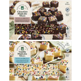 Woolworths+Vanilla+Mudcake+Slices+or+Woolworths+Chocolate+Mudcake+Slices+Pk+24