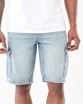 Denim-Cargo-Shorts on sale