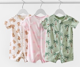 Short+Sleeve+Zip+Romper