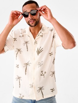 Short+Sleeve+Double+Cloth+Shirt