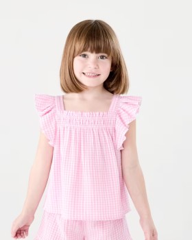 Woven+Frill+Top