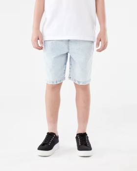 Pull-On+Denim+Shorts