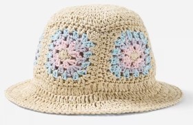 Crochet+Straw+Hat