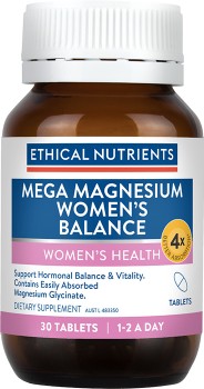 NEW+Ethical+Nutrients+Mega+Magnesium+Women%26rsquo%3Bs+Balance+30+Tablets%2A