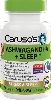 Caruso%26rsquo%3Bs+Ashwagandha+%2B+Sleep+30+Tablets%2A