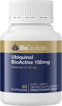 BioCeuticals+Ubiquinol+BioActive+150mg+60+Capsules%2A