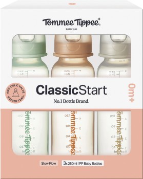 Tommee+Tippee+ClassicStart+Bottle+250mL+3+Pack%2A