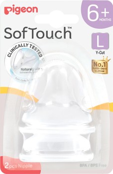 Pigeon+SofTouch+Teat+2+Pack