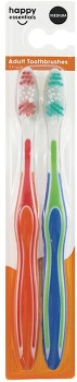Happy+Essentials+Toothbrush+2+Pack+-+Medium
