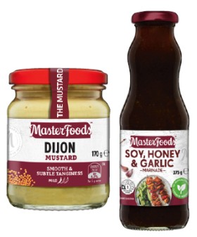 MasterFoods+Marinade+375g%2C+Mustard+170%E2%80%91175g+or+Horseradish+Cream+175g+Selected+Varieties