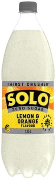 NEW+Solo+Zero+Sugar+Lemon+%26amp%3B+Orange+1.25+Litre