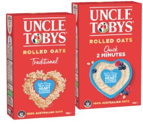Uncle+Tobys+Traditional+or+Quick+Rolled+Oats+500g