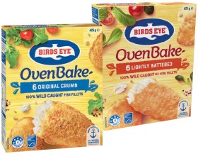 Birds+Eye+Oven+Bake+Fish+Fillets+425g+Selected+Varieties