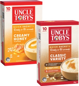 Uncle+Tobys+Oats+Quick+Sachets+280g-350g