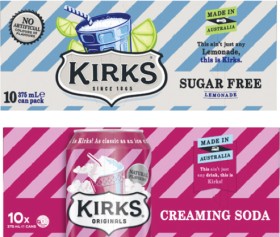 Kirks-Soft-Drink-10x375mL on sale